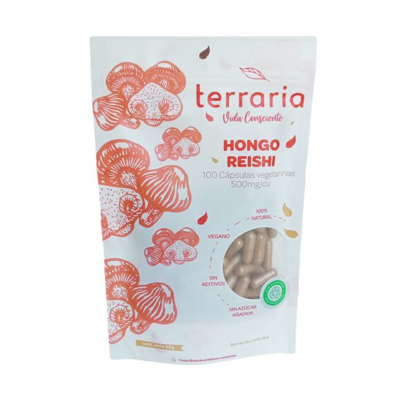 Cápsulas de Hongo Reishi Orgánica